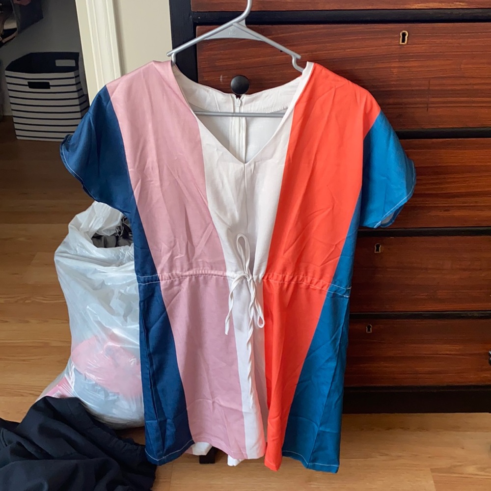 Multi color Tshirt romper